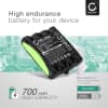 Batteri for 4.8V 700mAh NiMH fra CELLONIC