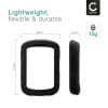 CELLONIC® Silicone Case for Garmin Edge 540 / Edge 840 & Solar Cover - Protective Bumper Shell Skin Shockproof Rubber Housing for GPS SatNav Sat Nav Navi - Black