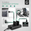 USB dobbel lader (EN-EL23) for Nikon Coolpix B700 Coolpix P600 Coolpix P610 Coolpix P900 Coolpix S810c + 1m + USB Kabel fra CELLONIC
