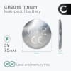 CELLONIC CR2016 Knapcellsbatterier (Lithium, 90 mAh, 3V) för Bilnycklar, Miniräknare, Klockor – x6-Pack