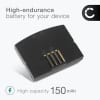 Battery for Sennheiser RS 4200 II, RR 4200, Set 840 TV, RI 410, Set 830 TV, Set 840-S, Set 900, RR 840, BA 300, 500898 150mAh from CELLONIC