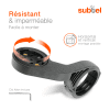 Support de guidon 35 mm de vélo pour GPS Mitac Mio Cyclo | livré avec deux adaptateurs 32mm et 25mm