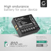2x Batteri for Eartec UltraLITE, HUB, LX600LI 810mAh fra CELLONIC