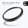 CELLONIC 49mm to 52mm Step Up Ring – Lens Filter & Hood Stepping Up Adapter Ring Mount Adapter for Canon, Nikon, Sony, Fuji, Olympus Camera Lenses