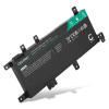 Batteri for ASUS VivoBook X542U, R542U, R542UR, A580U, FL8000U, C21N1634 4700mAh fra CELLONIC