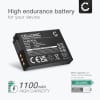 2x Batteri for Nikon CoolPix A900 W300 AW130 S9900 S9700 S9500 S9300 S9100 S8200 S6300 AW100s AW110s EN-EL12 Kameraer 1100mAh + Lader fra CELLONIC