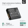 Battery for Fujifilm X20 X10 XF1 XP200 XP200EXR F100fd F60fd F50fd FinePix W3 F660EXR F500EXR NP-50 700mAh from CELLONIC