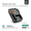 Bateria AEG L1815 R, L1820 R, L1830 R, L1840 R 1.5Ah - L1815R, L1820R, L1830R, Li1840R, Batería recargable para herramientas AEG BSB 18, OMNI 18C, BSB 18 CBL, BS 18C, BSB 18G, BBH 18, BS 18G2 (AEG L1815R, L1830R)