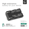 SB-LSM80 SB-LSM320 Batteri för Samsung VP-D351 -D361 -D365 -D371 VP-D461 -D463 -D455 -D453 VP-DC163 DC175 VP-DC575 -DC565 SC-D375, 800mAh Kamera-ersättningsbatteri med lång batteritid