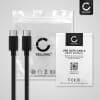 USB-kabel / datakabel för Razer Blade Stealth Pro / Trekstore Primebook C13 / Eve V notebook & laptop - 1m 3A (PD 60W) USB-sladd PVC Datakabel svart - laddsladd för bärbar dator