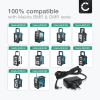 Caricabatteria per (Makita DMR107, DMR108, BMR100, BMR102, DMR102, DMR105) Caricatore di ricambio 12V, Sostituzione