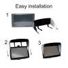 Sun visor sun protection for 4.3