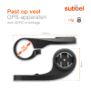 Stuurhouder voor Garmin Edge 530, 830, 1040, 1030, 840, 540, 520 - Zwart stuurbeugel fietsstuur bevestiging navigatie standaard stuurbevestiging