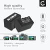 2x Batteri for Panasonic HC-X1000, HC-X1500, HC-MDH3, AG-AC8, HC-X2000 VW-VBD78 CGA-D54S (4400mAh, 7.4V) fra CELLONIC