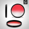 Graduated color filter Red for Tamron Ø 62mm Gradient Filter