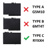 Battery for Dell Latitude E5450, E5550, Latitude 12 E5250, NGGX5, RYXXH 11.1V 3400mAh from subtel