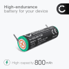 2x Batteri för Philips Sonicare DiamondClean HX9339, HX9340, HX9350, HX9352, HX9360, HX9370, HX9390 - (800mAh)