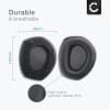 subtel Erstatningsøreputer for Sennheiser RS175, RS195, RS185, RS165, HDR165, HDR175, HDR185, HDR195 hodetelefondeksler ♥ Myke skumøreputer til over-ear hodetelefoner / øreklokker!