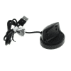 USB Kabel for Samsung Gear Fit 2 (SM-R360) / Gear Fit 2 Pro (SM-R365) - Ladekabel USB Ledning PVC Datakabel svart