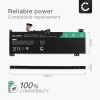 Batteri for Lenovo Legion 5 15ACH6H, Ideapad Gaming 3 15ACH6, Legion 5 15ITH6H, 15ACH6, 15ACH6A, 15ITH6, 5B11B48819, L20C4PC0, L20M4PC0, L20D4PC0 3750mAh 15.4V fra CELLONIC