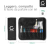 Set di cacciaviti di precisione, con punte magnetiche, TORX® inclusi, da 23 pezzi per riparazioni di cellulari, sostituzione display, cambio batteria e per lavoretti occasionali in casa o al lavoro