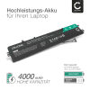 Akku für Lenovo Legion Y520 15IKBN Laptop - 4000mAh 11.1V