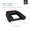 CELLONIC® Visor de fotos DK-23 - Visor ocular de repuesto para Nikon D7200 D300 D300S Visor de cámara de Silicona, Eye Cup, Camera Eyepiece, Visor óptico