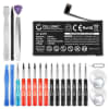Batteri for Apple iPhone 12 Mini 2200mAh + Verktøy fra CELLONIC