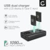 2x Batteri for Sony RX100 FDR-X3000 RX1 DSC-HX400V 1090mAh + Dobbel Lader fra CELLONIC