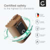 Batteri med type C input for Panasonic Lumix G9, GH5, GH5S, GH5 II, GH6, DC S5, S5K, DMW BLK22 2400mAh fra CELLONIC