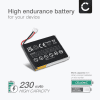 Batteri for Garmin Fenix 5, 6X Pro, 6X Pro Solar, Forerunner 935, Approach S62, S60 361-00097-00 (230mAh, 3.7V) fra CELLONIC
