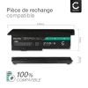 Batterie de rechange pour ordinateurs portables Lenovo ThinkPad X201, X200, X201i, X200s, X201s, X200si, 42T4534, 42T4537 - 6600mAh 10.8V - 11.1V 