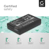 2x Batteri till Parrot Race, Night, Hydrofoil, Mini Drone PF070071 MCSAS00319 MCSAS00314 (550mAh, 3.7V) från CELLONIC