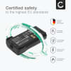 Batteri for Motorola DP4400E, DP2400E, TRBO, DP4400, DP4801E, DP4800, DP4800E, DP2400, DP4801, DP4600E, DP4600, DP2600E, DP4401 7.4V 3350mAh Lithiumion fra CELLONIC