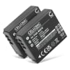 2x Batteri 900mAh