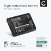 2x Batteri for Pentax Optio S1, Optio M50, Optio M60, Optio W80, Optio W60, Pentax D-LI78 Kameraer 600mAh + Lader fra CELLONIC