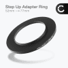 CELLONIC 52mm to 77mm Step Up Ring – Lens Filter & Hood Stepping Up Adapter Ring Mount Adapter for Canon, Nikon, Sony, Fuji, Olympus Camera Lenses