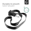 Nøkkelbånd / Lanyard for DJI Mini 2, 3 Controller halsstropp med holder – Anti-Fall Smart Drone Fjernkontroll Sling– svart