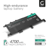 Batteri for ASUS VivoBook X542U, R542U, R542UR, A580U, FL8000U, C21N1634 4700mAh fra CELLONIC