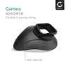 CELLONIC Øyemusling for Sony Alpha 6000, Alpha 6300, NEX-6, NEX-7 – FDA-EP10 Plast Erstatning, Antirefleks EVF Øyestykke, Søkerdeksel, Beskyttelseshette
