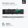 Batteri for ASUS UX310, UX310UA, UX410UAK, UX310UQ, UX410UA, UX310UQK, B31N1535 3900mAh 11.4V fra CELLONIC