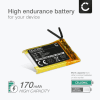 Batteri for Garmin Fenix 6S Pro 170mAh fra CELLONIC