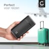 Powerbank 20000mAh - USB C Externe Oplader 20W PD Vliegtuig Veilig Power Bank voor Apple iPhone, iPad, Airpods, Galaxy, Switch, Telefoon, Smartphone, Tablet