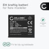 Batteri for Canon IXUS 60, IXUS 70, IXUS 80 IS, IXUS 40, IXUS 75, IXUS 130, IXUS 220 HS, Legria Mini, NB-4L Kameraer 850mAh fra CELLONIC