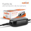 Fuente de Alimentación AC-L200 / AC-L200D / AC-L20 8.4V de ca. 3m - Alimentador para cámaras, videocámaras, SRL Sony FDR-AX53 AX100 AX33 FDR-AXP33 HDR-CX250 DEV-50 DSC-HX1 DCR-SX33 DCR-SR37 Acoplador DC