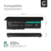 Batterie de rechange pour ordinateurs portables Lenovo ThinkPad X201, X200, X201i, X200s, X201s, X200si, 42T4534, 42T4537 - 6600mAh 10.8V - 11.1V 