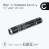Batteri til Flashlight Nightstick CS-NXP551FT, 3.7 V ORB-186C30 (6800mAh, 3.7V) fra CELLONIC