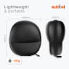 Headphone case for Sennheiser HD 25, 25-1, 25-1 II, HD25, HD25-1 Beyerdynamic DT880 Pro Teufel Aureol ASUS ROG Strix Fusion, Cerberus Gaming Headset Sony MDR-Serie, MDR-XB950B1, MDR-XB950N1 - Beskyttende støtsikker Hard Case til øretelefoner- svart