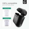 Lomme for Apple AirPods AirPods 2 - Silikon, svart shell pocket tasker