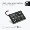Batteri for 750mAh fra subtel